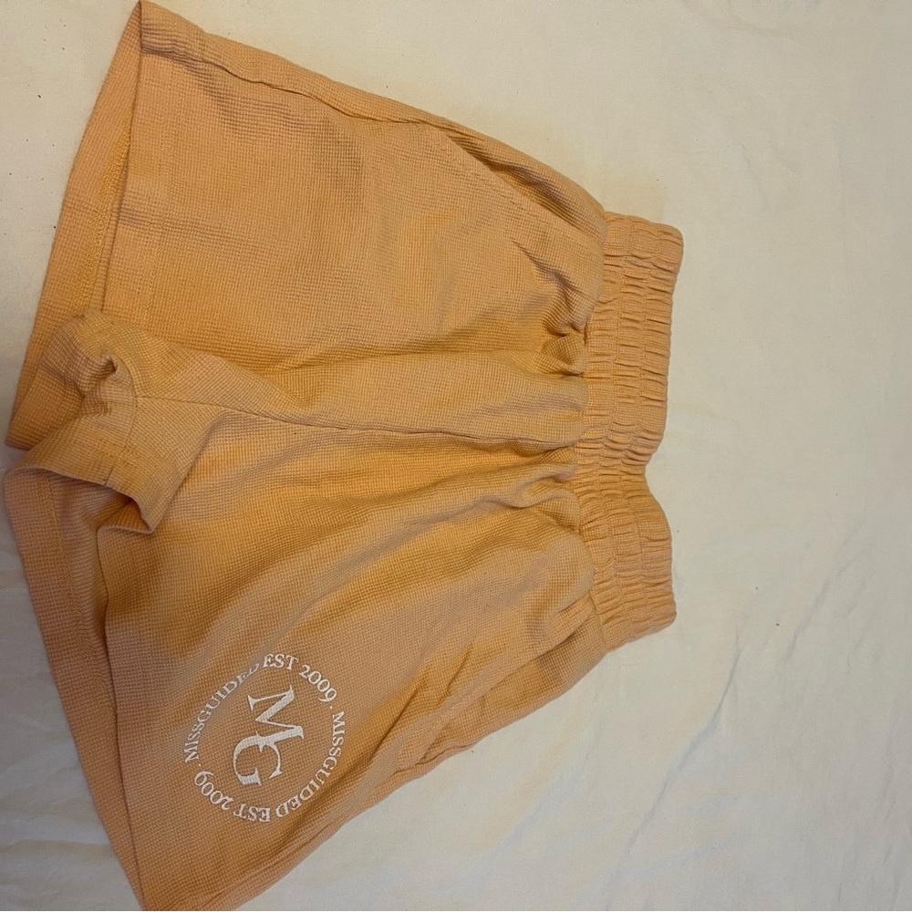 Missguided Peach Ribbed Top - Picture 4 of 5